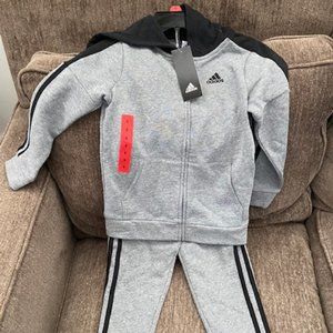 Kids Adidas Track Suit Set